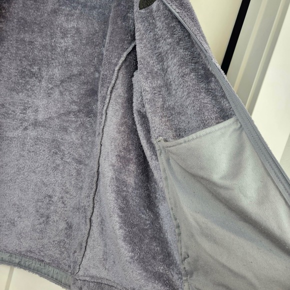 The North Face Womens Fleece Jacket Gray Zip Up Cozy Warm Outerwear Size XL - Picture 4 of 12